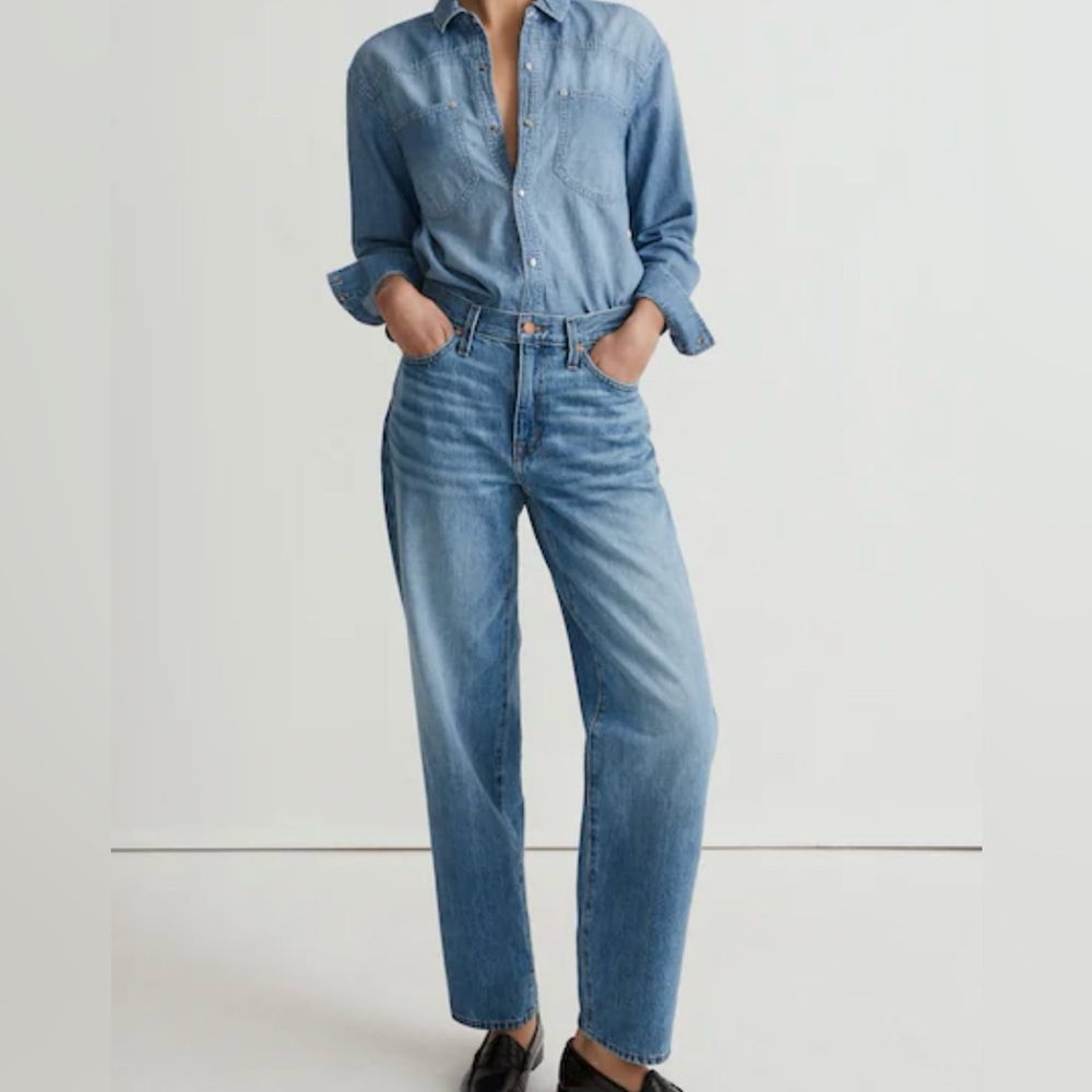 Madewell Women's Boyfriend Jeans in Blue